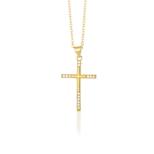 SIMPLE CROSS NECKLACE
