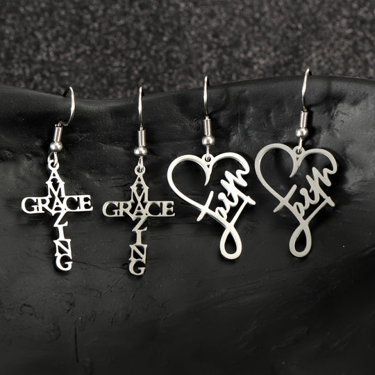 Cross & Grace Faith Earring: Delicate Belief for Daily Wear