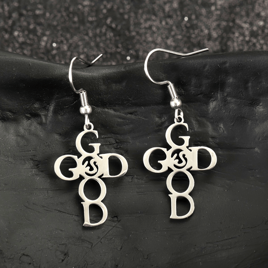 Cross & Grace Faith Earring: Delicate Belief for Daily Wear