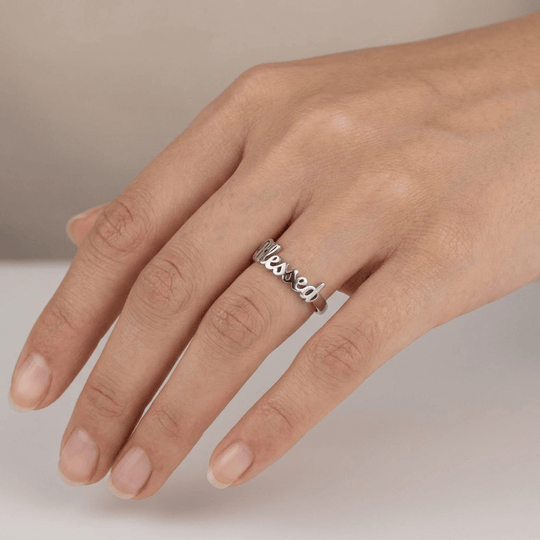 SILVER BLESSED RING