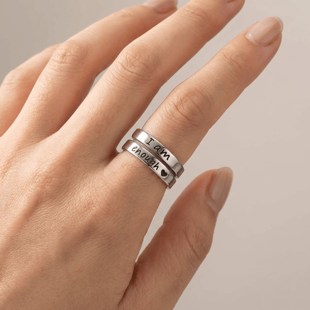 I AM ENOUGH RING - (ADJUSTABLE)