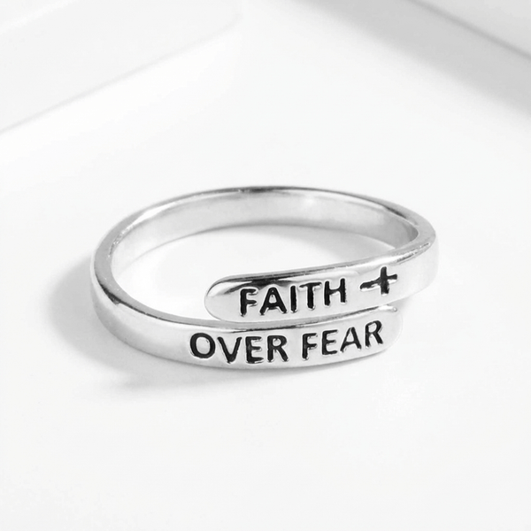 Faith Over Fear Ring