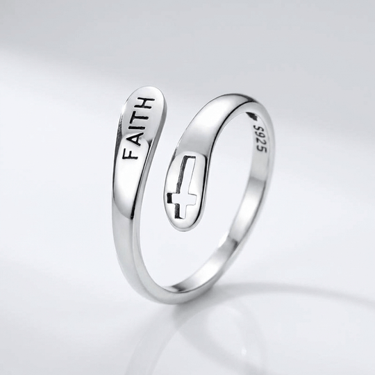SACRED FAITH RING - (ADJUSTABLE)