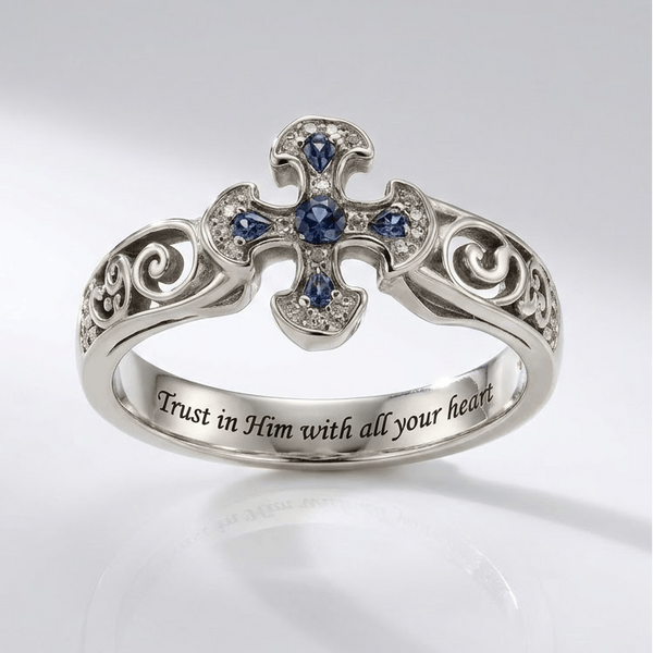 Trust In Him Ring