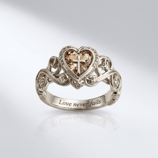 LOVE NEVER FAILS RING