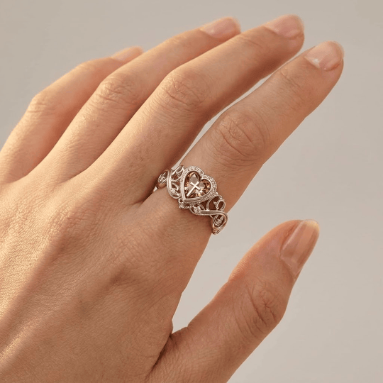 LOVE NEVER FAILS RING