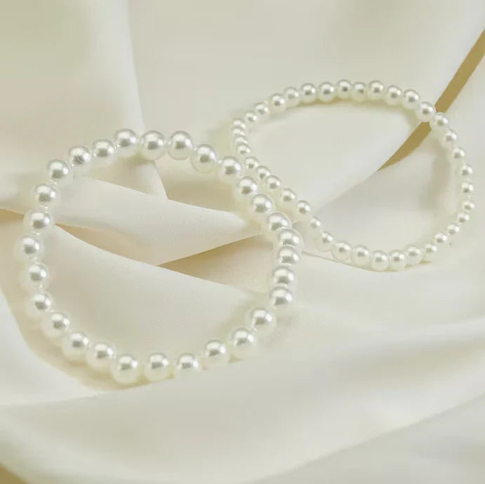 Pearlux Pearl Bracelet Duo Set