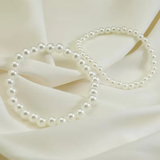 Pearlux Pearl Bracelet Duo Set