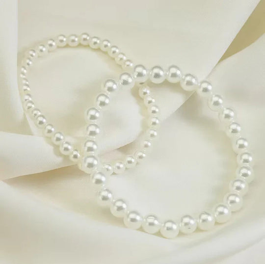 Pearlux Pearl Bracelet Duo Set