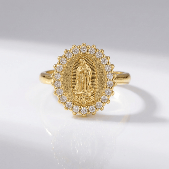 SILVER FAITH TRINITY RING - (ADJUSTABLE)