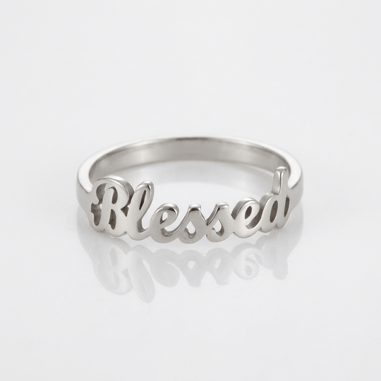 SILVER BLESSED RING