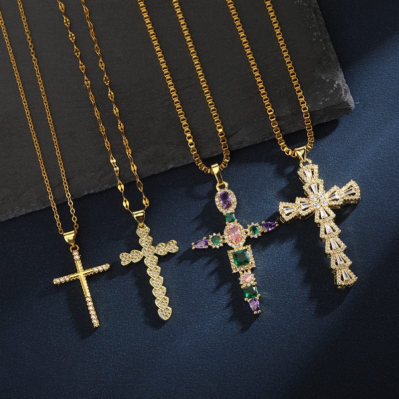 SIMPLE CROSS NECKLACE
