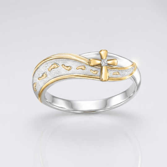 DIVINE JOURNEY SILVER MOM RING