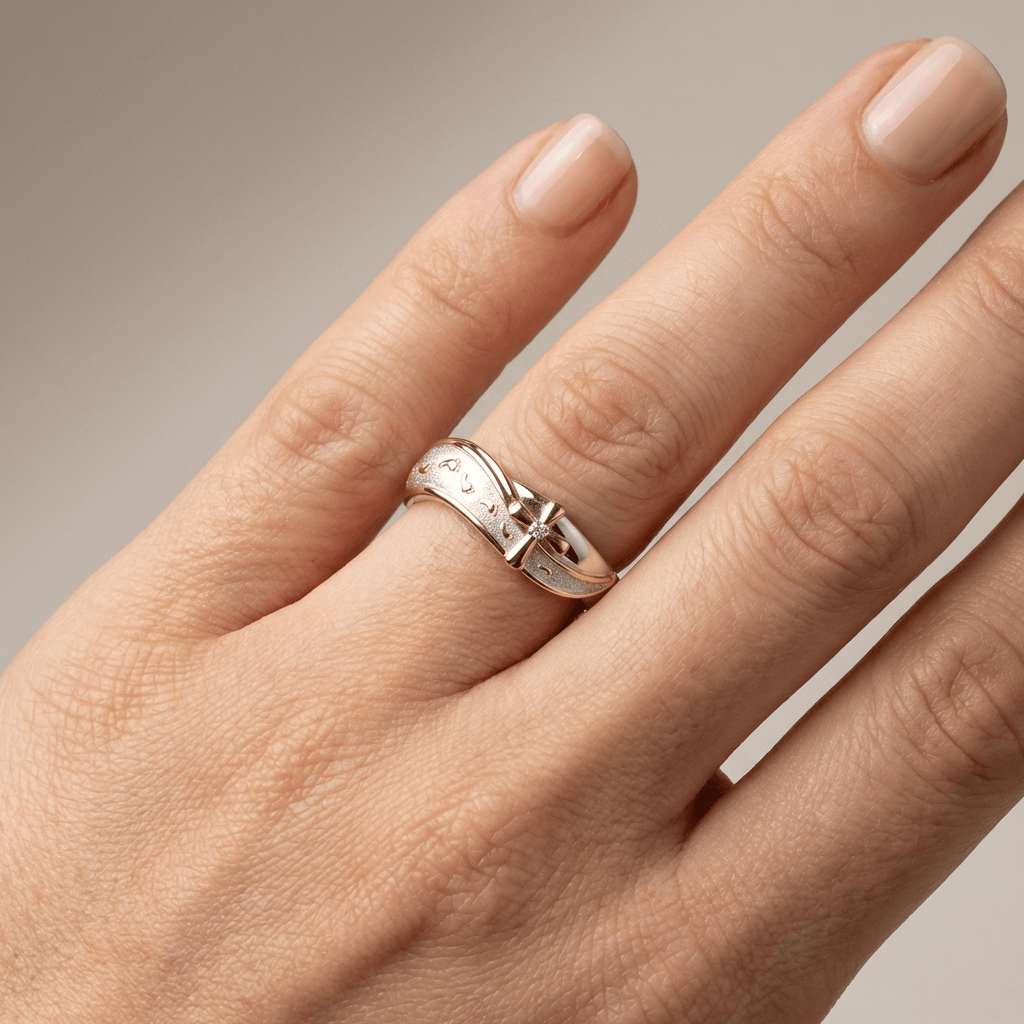 DIVINE JOURNEY SILVER MOM RING