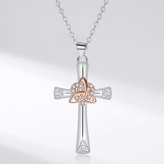 INFINITY FAITH CROSS NECKLACE
